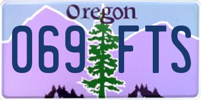 OR license plate 069FTS