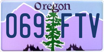 OR license plate 069FTV