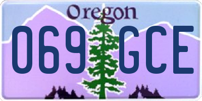 OR license plate 069GCE