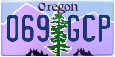 OR license plate 069GCP