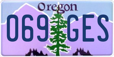 OR license plate 069GES