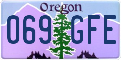 OR license plate 069GFE