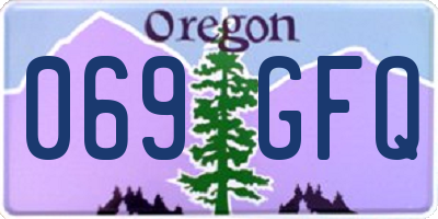 OR license plate 069GFQ