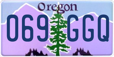 OR license plate 069GGQ