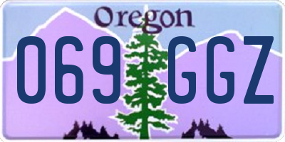 OR license plate 069GGZ