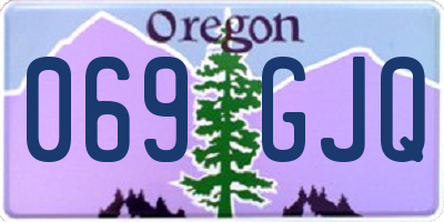 OR license plate 069GJQ