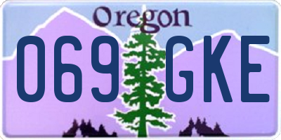 OR license plate 069GKE