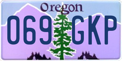 OR license plate 069GKP