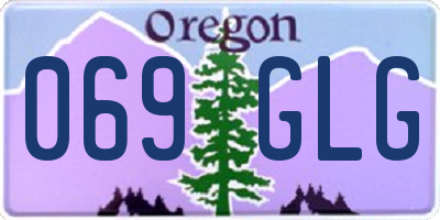OR license plate 069GLG