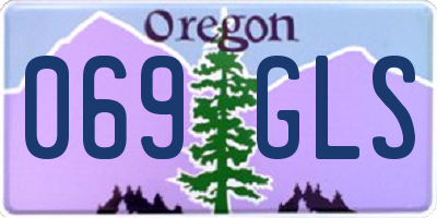 OR license plate 069GLS