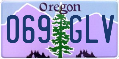 OR license plate 069GLV