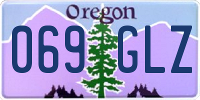 OR license plate 069GLZ