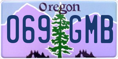 OR license plate 069GMB