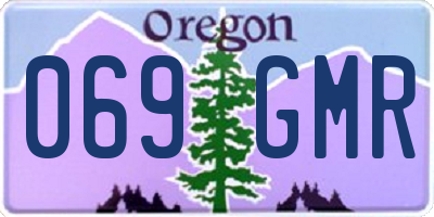 OR license plate 069GMR