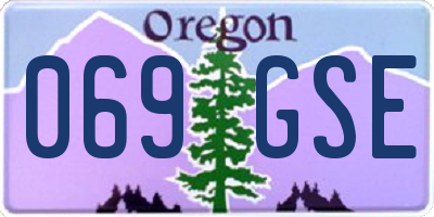 OR license plate 069GSE