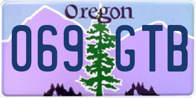 OR license plate 069GTB