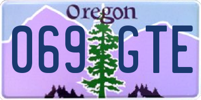OR license plate 069GTE