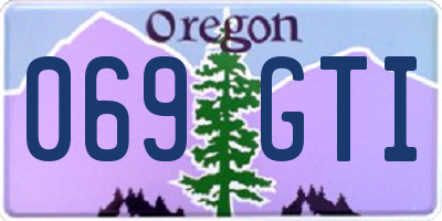 OR license plate 069GTI