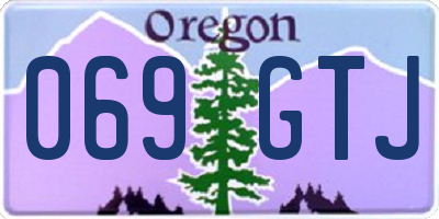 OR license plate 069GTJ
