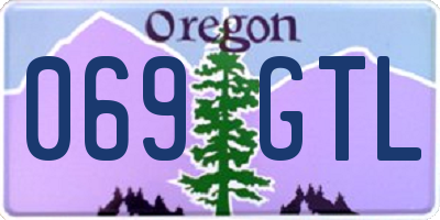OR license plate 069GTL