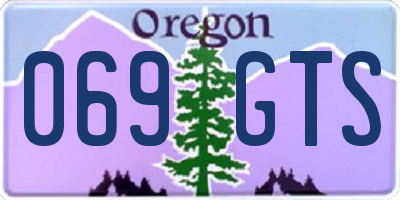 OR license plate 069GTS