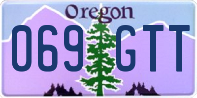 OR license plate 069GTT