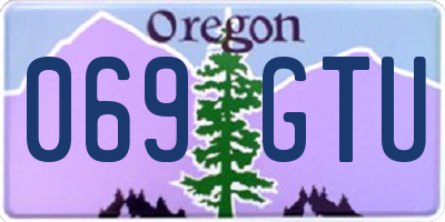 OR license plate 069GTU