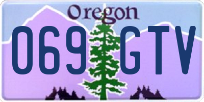 OR license plate 069GTV
