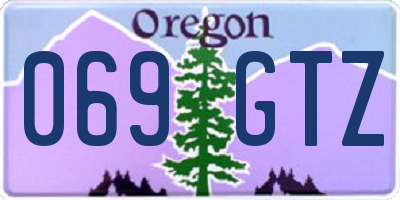 OR license plate 069GTZ