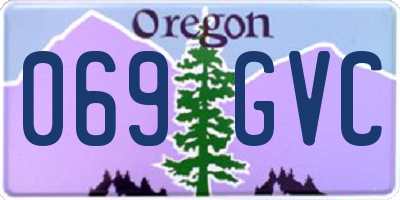 OR license plate 069GVC