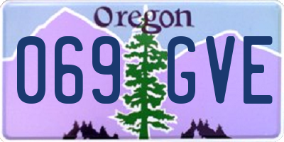 OR license plate 069GVE