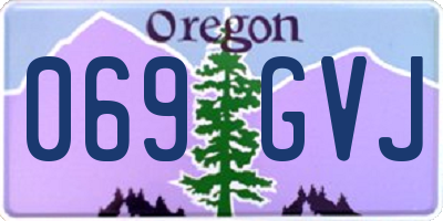 OR license plate 069GVJ
