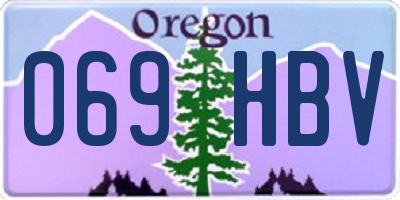 OR license plate 069HBV