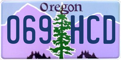 OR license plate 069HCD
