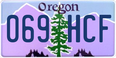 OR license plate 069HCF