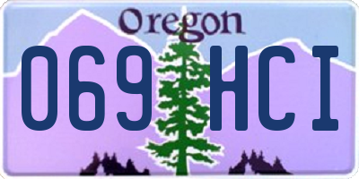 OR license plate 069HCI