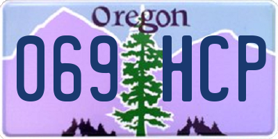 OR license plate 069HCP