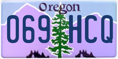 OR license plate 069HCQ