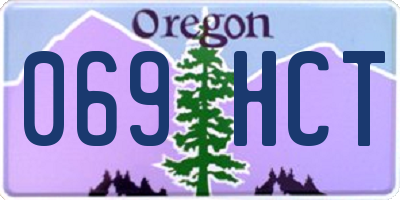OR license plate 069HCT