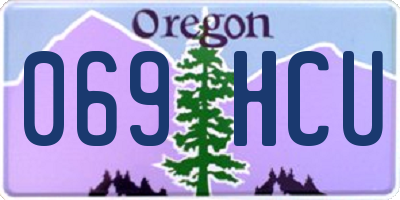 OR license plate 069HCU