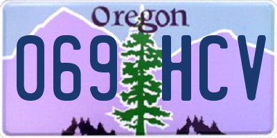 OR license plate 069HCV