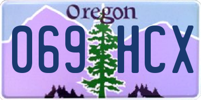 OR license plate 069HCX