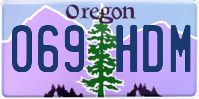 OR license plate 069HDM