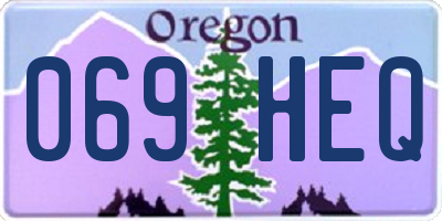 OR license plate 069HEQ