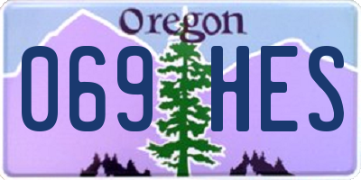 OR license plate 069HES