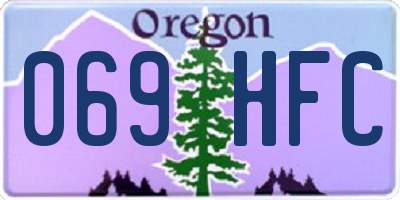 OR license plate 069HFC