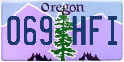 OR license plate 069HFI