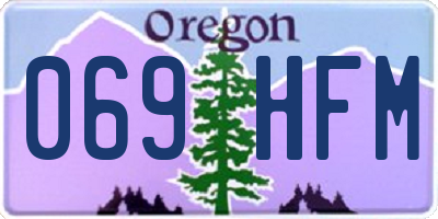 OR license plate 069HFM