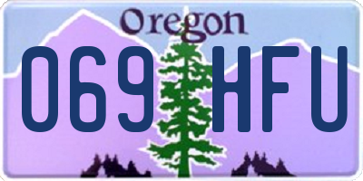 OR license plate 069HFU