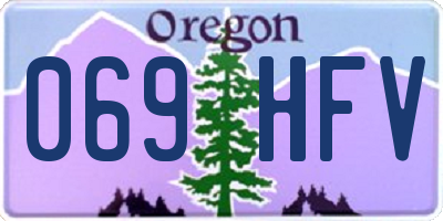 OR license plate 069HFV